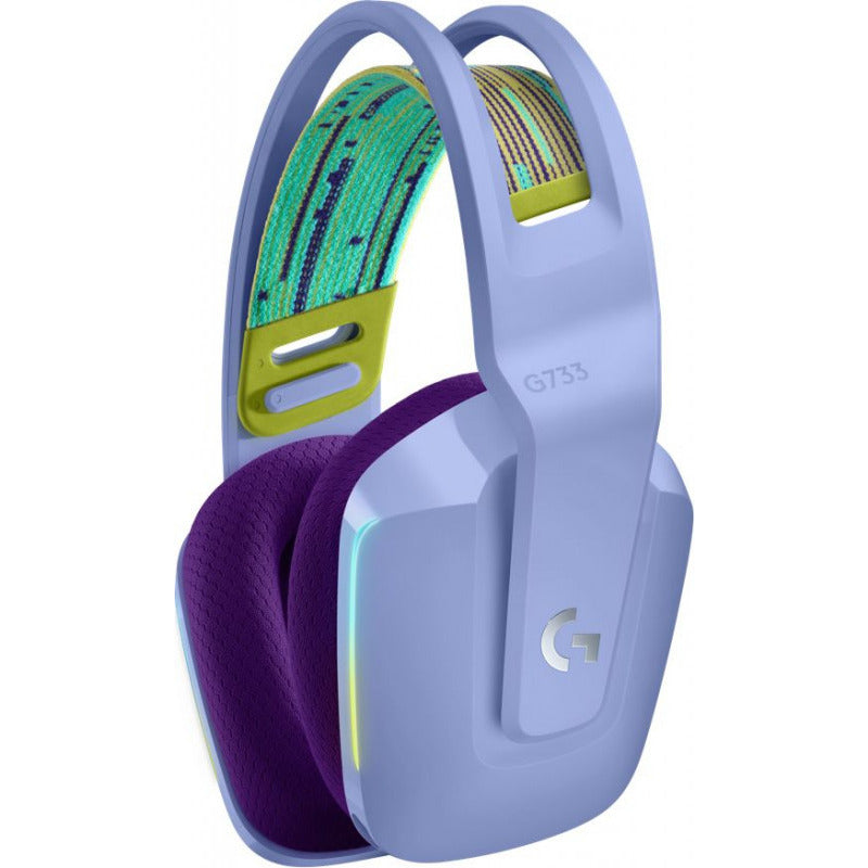 Casti Gaming Logitech G733 Lightspeed Wireless RGB Lilac