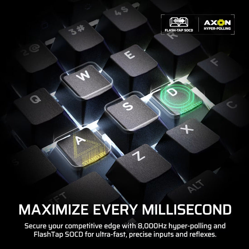 Tastatura Gaming Corsair GALLEON 100 SD RGB MLX Pulse Switch Black Mecanica + Stream Deck Incorporat