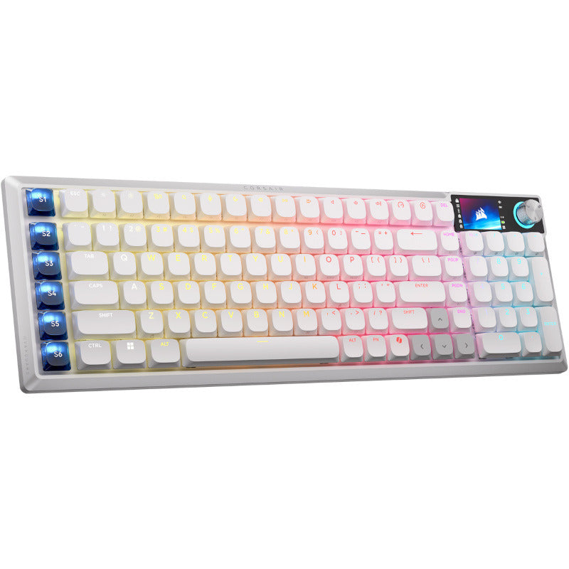 Tastatura Gaming Corsair Vanguard 99 Air Wireless White OPX Low Profile Switch Mecanica