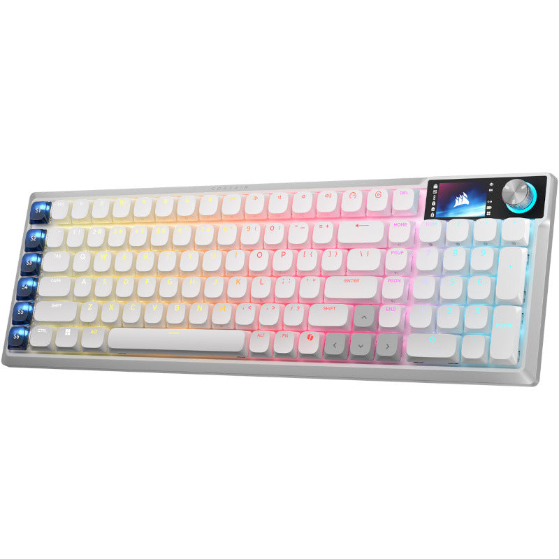 Tastatura Gaming Corsair Vanguard 99 Air Wireless White OPX Low Profile Switch Mecanica