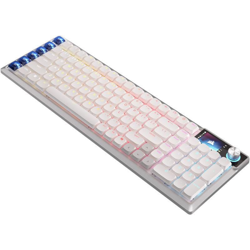 Tastatura Gaming Corsair Vanguard 99 Air Wireless White OPX Low Profile Switch Mecanica