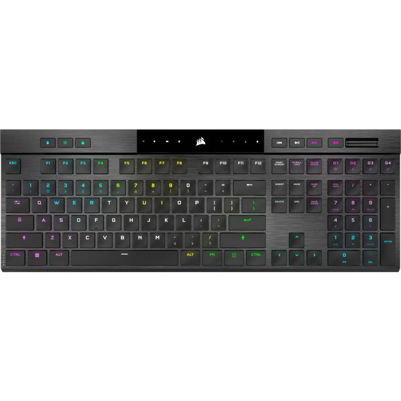Tastatura Gaming Corsair K100 Air Wireless RGB Cherry MX Ultra Low Profile Tactile Mecanica