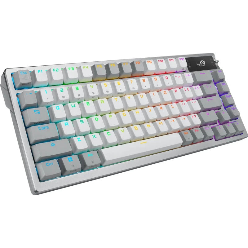 Tastatura Gaming ASUS ROG Azoth RGB NX Snow Switch Mecanica