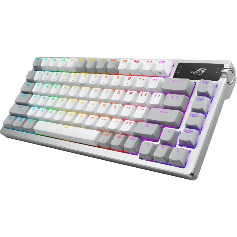 Tastatura Gaming ASUS ROG Azoth RGB NX Snow Switch Mecanica