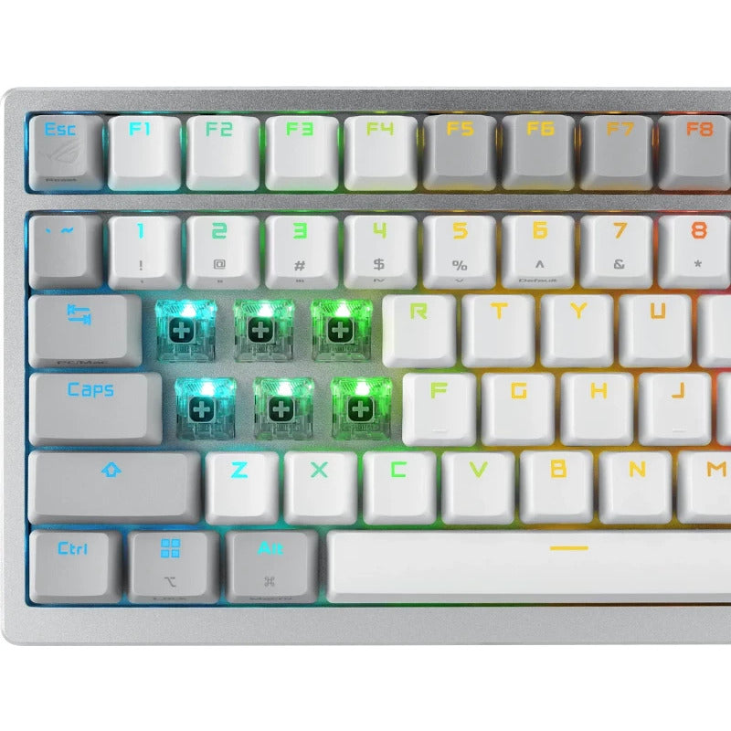 Tastatura Gaming ASUS ROG Azoth RGB NX Snow Switch Mecanica